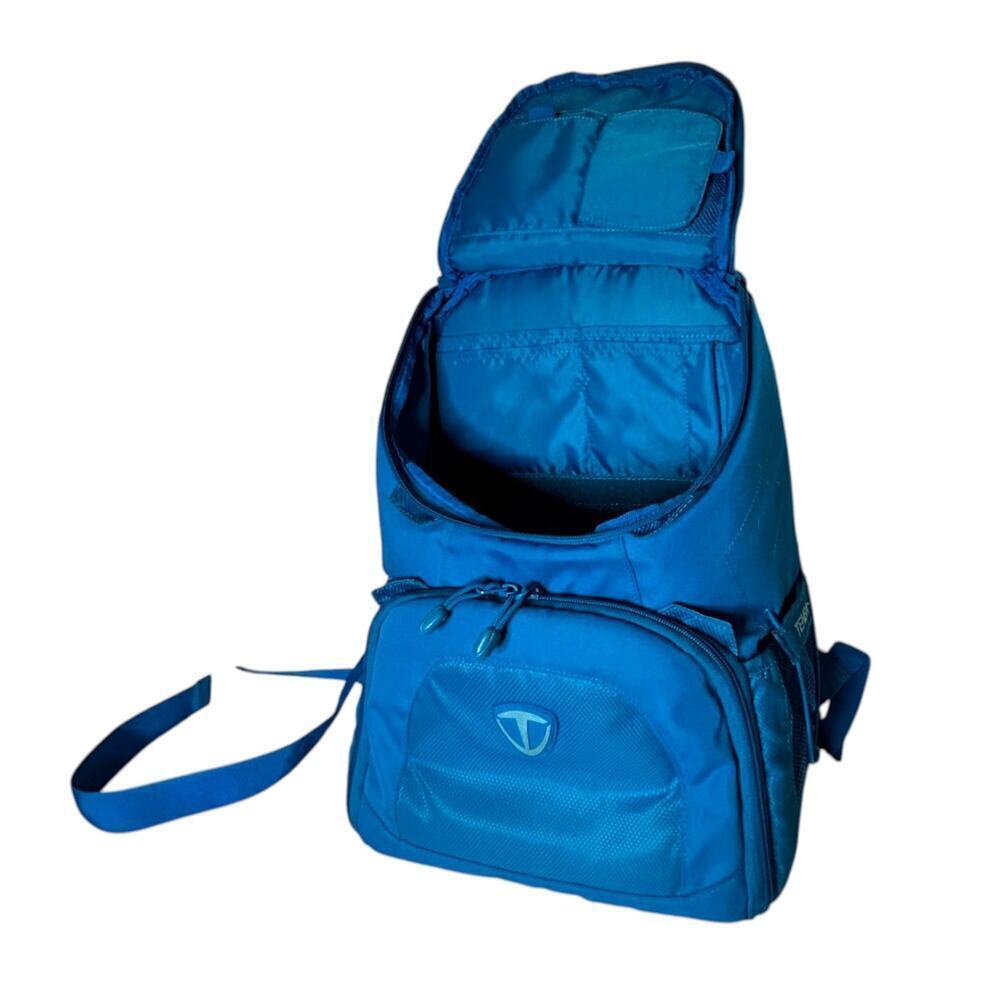 Tenba Camera Backpack Bright Blue Padded Photography Gear Bag - Picture 3 of 8